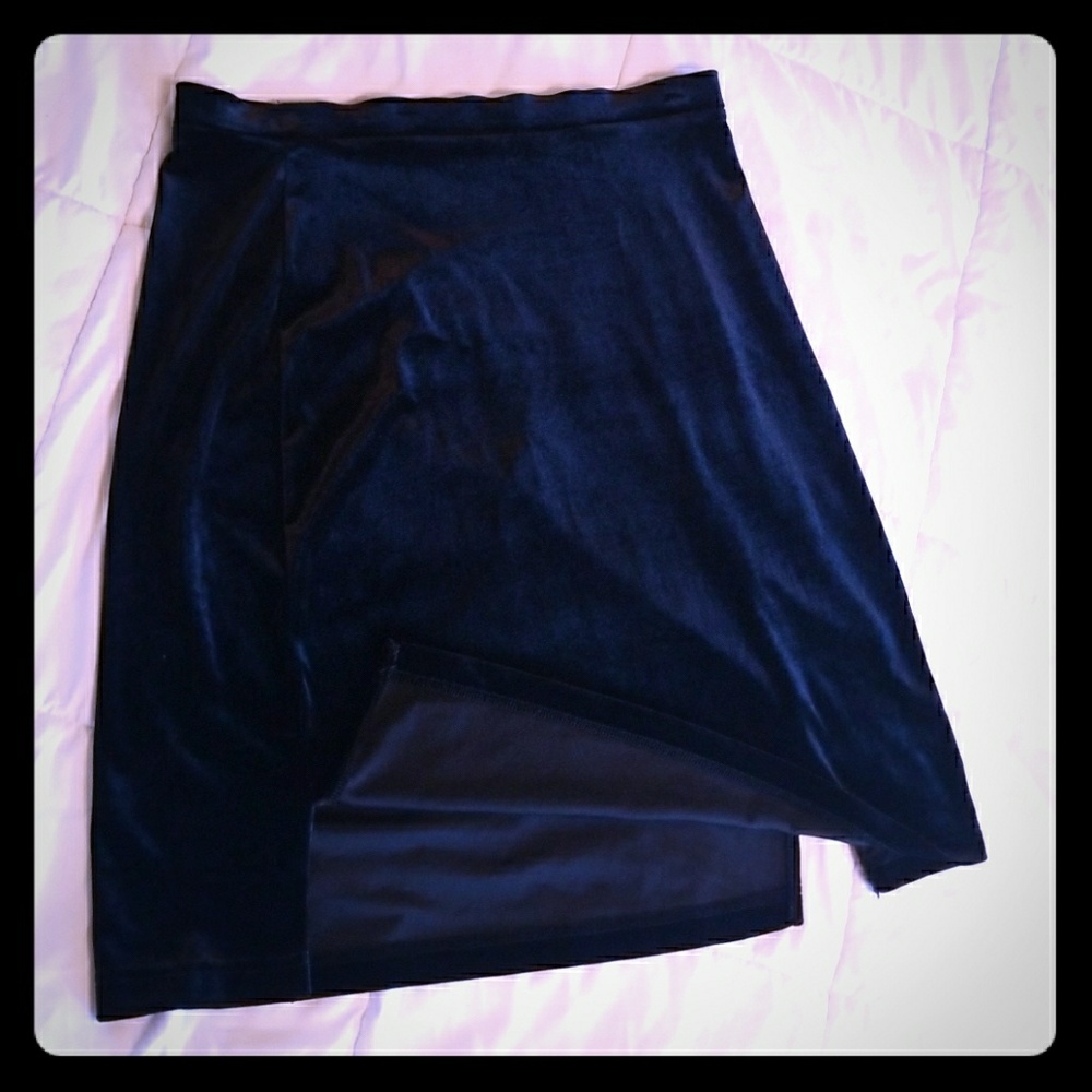 Velvet, Black Skirt